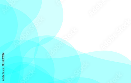 Minimal blue abstract wave design with transparent layers, ideal for business, technology, and creative background