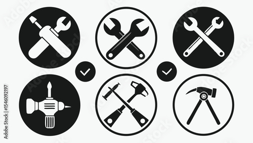 set of different tools for repair