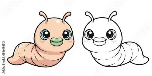 cute animal image for coloring, suitable for kids