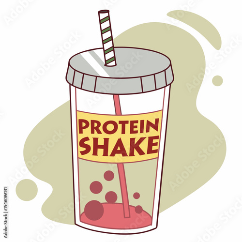vector illustration of a glass of cola and soda