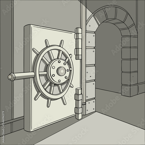 bank vault door