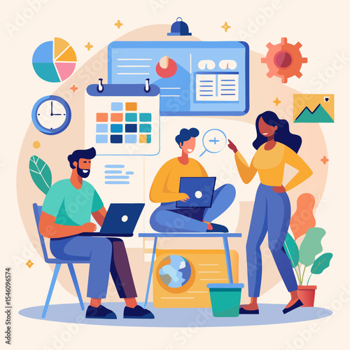 Flat Vector Illustration