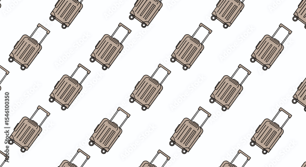 Obraz premium Rolling Luggage and Vacation Ideas: Everything you Need to Know to Make Travel Easy