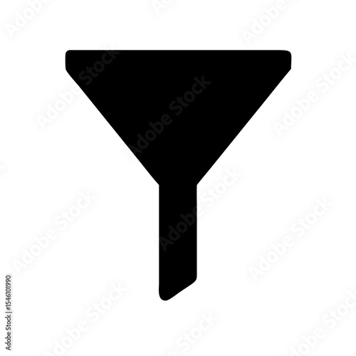 Funnel filter icon vector illustration