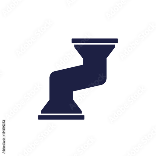 air duct icon on white