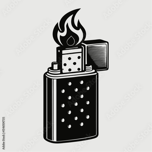 vector lighter on white background