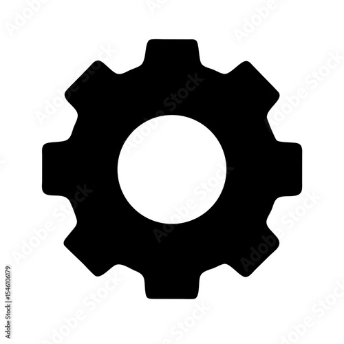 Settings gear icon vector illustration