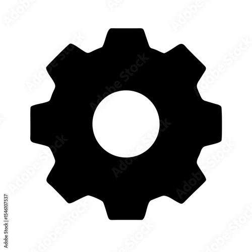 Cog with remove icon vector illustration