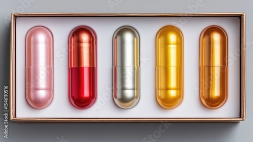 Vibrant Capsule Collection with Metallic and Bright Colors photo