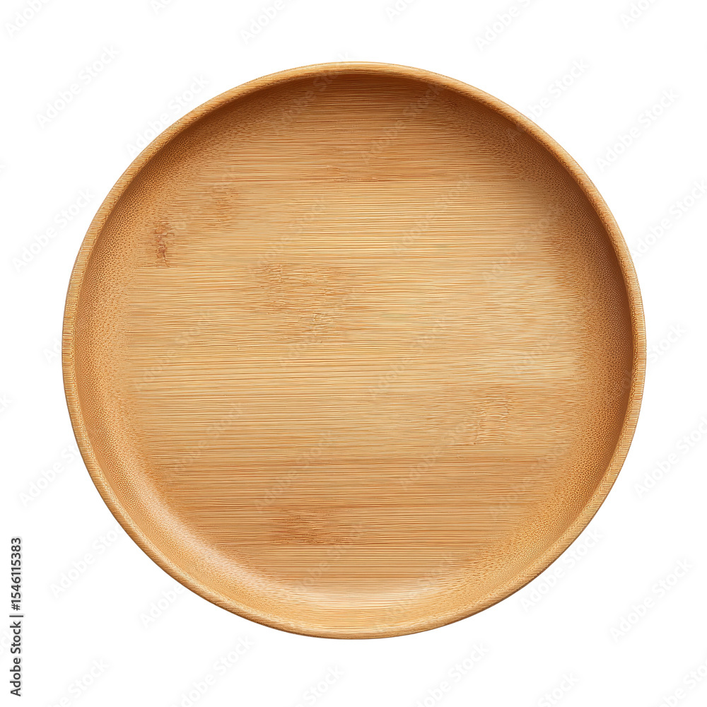 Round Bamboo Plate for Serving Food, Dessert, or Cooking Presentation, Eco-Friendly and Natural Kitchenware Accessory Round Bamboo Plate for Serving Food, Dessert, or Cooking Presentation, Eco-Friendly and Natural Kitchenware Accessory