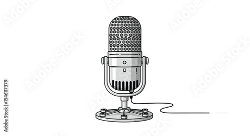 A Classic Microphone Still Used Today For Performing Artists Recording and Sound Engineering