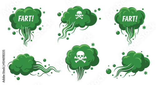 A Guide to Understanding the Different Kinds of Funny Green Fart Illustrations
