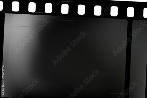 Retro photo film. Dark vintage film texture with soft light leaks. Blurred retro background of old analog photography. Grunge gradient overlay. Abstract vector illustration.