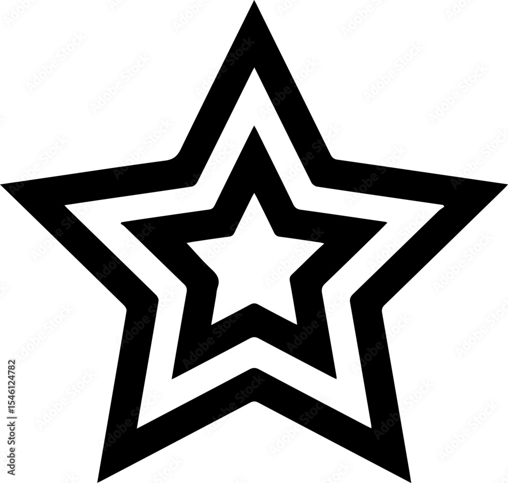 Overlapping star patterns design for templates.