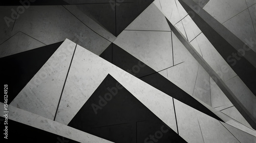 Abstract background with modern geometric lines and shapes in monochrome colors, clean and professional, suitable for corporate presentations and websites.