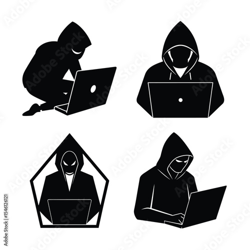 Computer hacker group bundle