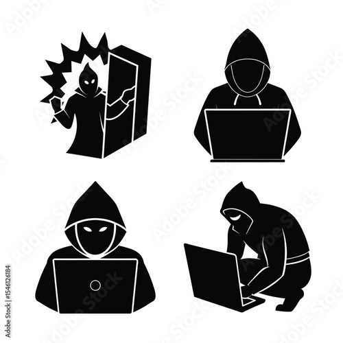 Computer hacker group bundle