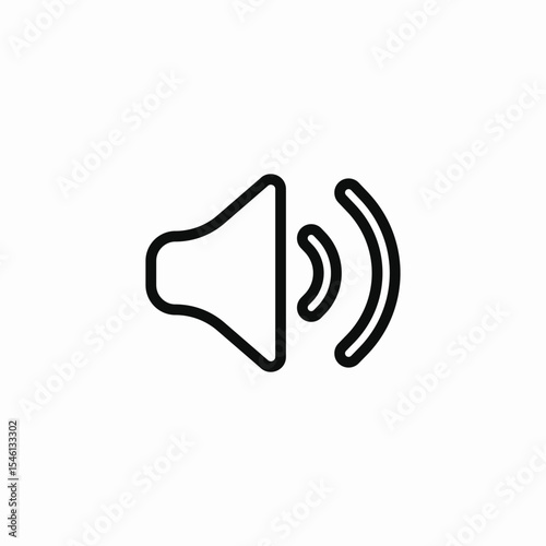 high audio media icon sign vector