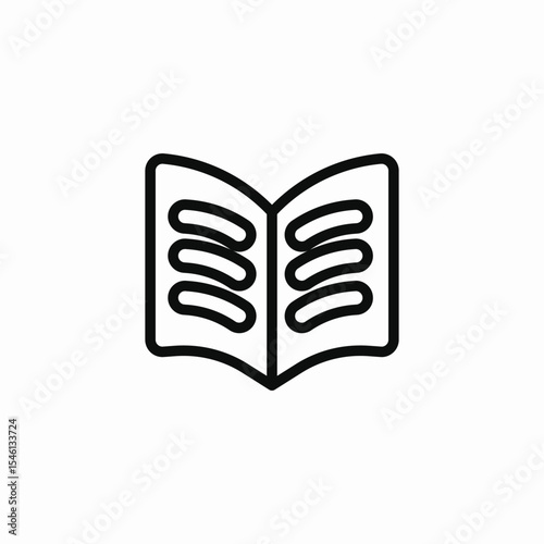 music note pages icon sign vector