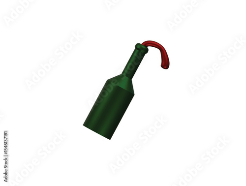 Molotov icon 3d illustration render
