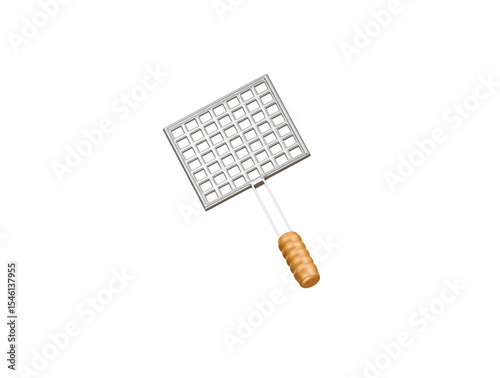 grill wire icon 3d illustration render