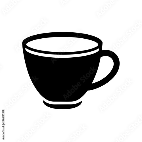 Espresso Cup Icon Vector in Flat and Clean Isolated Style