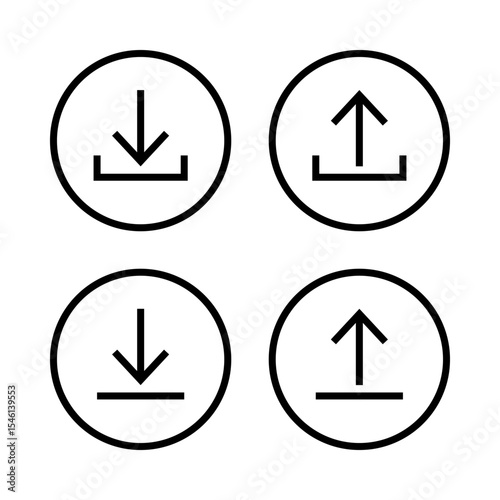 Web Interface Download Upload Buttons