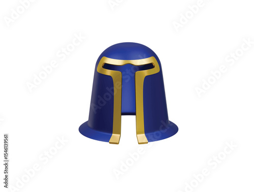 Corinthian helmet icon 3d illustration render
