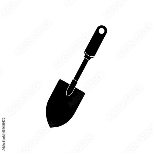 Garden Trowel Icon Vector in Flat and Clean Isolated Design