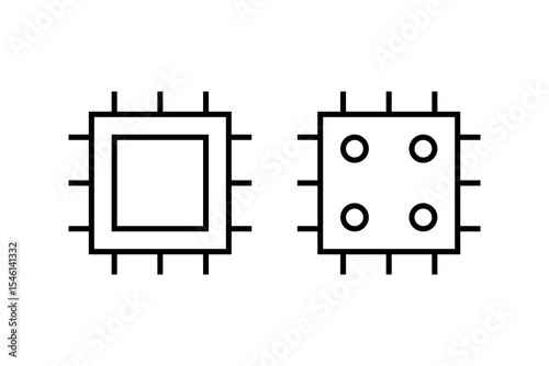 CPU Processor Icons