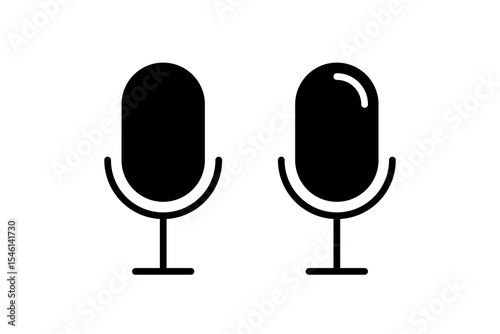 Microphone Icons Set 2