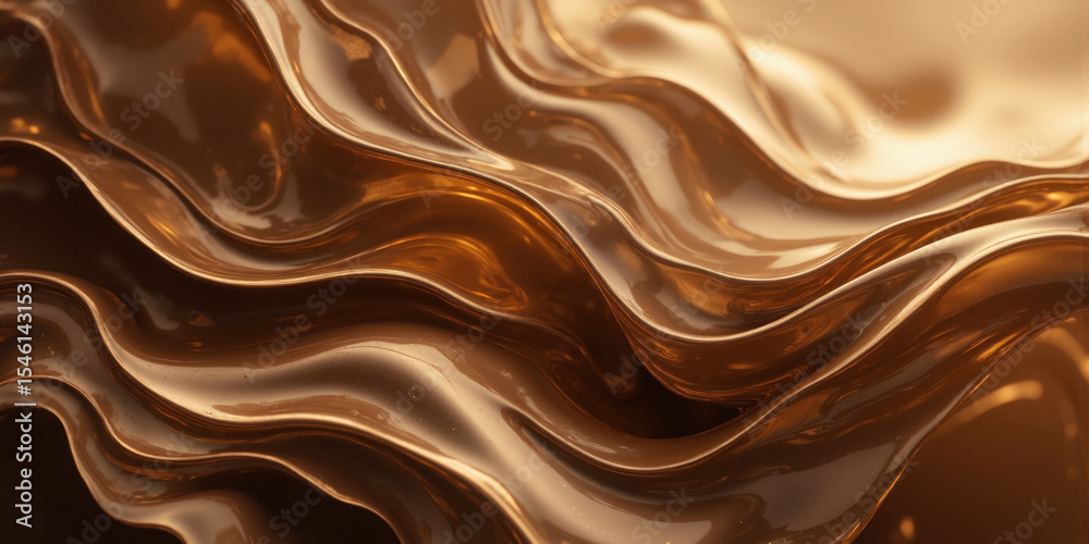 custom made wallpaper toronto digitalAbstract Organic Mocha Mousse Fluid in Soft Curves with Light Gold Highlights A fluid and organic design featuring mocha mousse