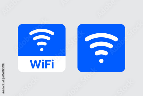 WiFi Hotspot Signal Solid Icons