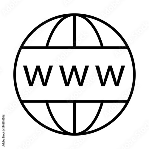 Visit website vectot icon set. go to our website sign. web access symbol.