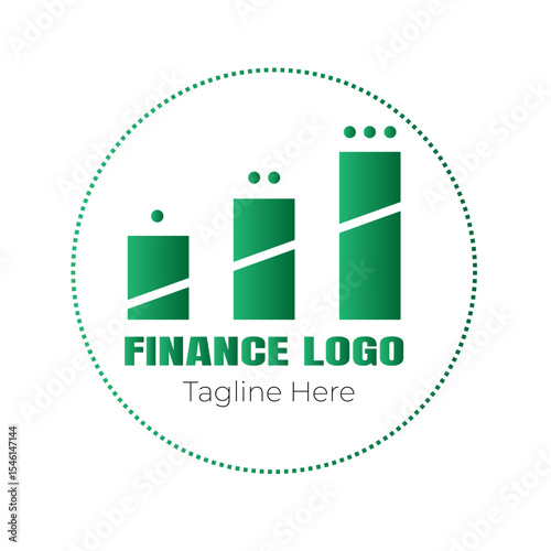 Finance, media and business abstract logos and icons
