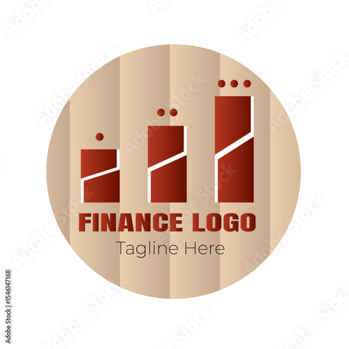 Finance, media and business abstract logos and icons