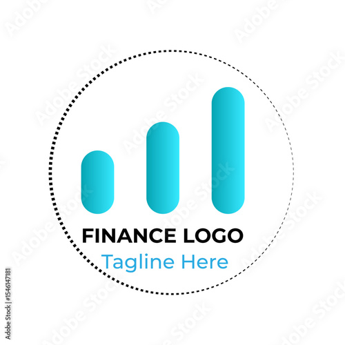 Finance, media and business abstract logos and icons