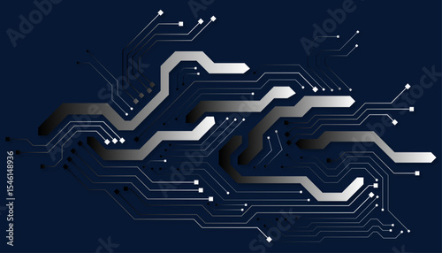 Circuit board. Technology background. Central Computer Processors CPU concept. Motherboard digital chip.