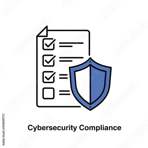 Cybersecurity Compliance Checklist Blue Shield Icon Free Download Cybersecurity Compliance Checklist Blue Shield Icon - GFXLoad