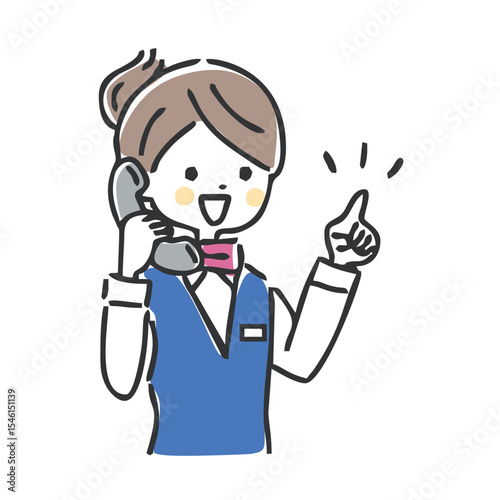 電話　オペレーター　案内