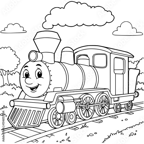 locomotif coloring book for kids