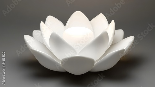Serene Lotus LED Night Light: Modern & Elegant Home Decor