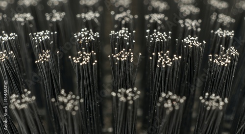 Macro Photography of Bristles: A Detailed Look at Brush Texture