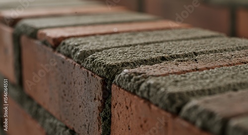 Close-up of a Brick Wall Texture: A Detailed Look at Architectural Materials