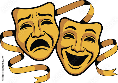 Comedy and Tragedy Masks A Symbol of Theater, Performance, and the Human Experience
