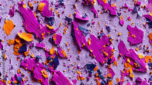 surface with vivid colors seeping through textured layers