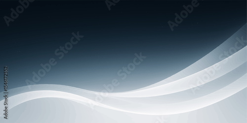 Abstract blue background with dynamic light waves and flowing lines for a futuristic design