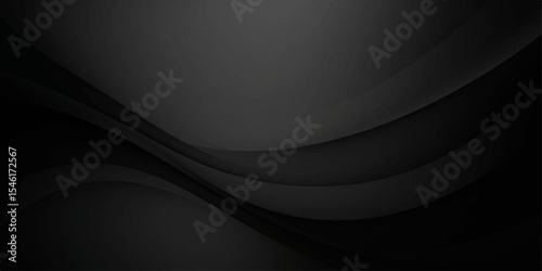 Abstract black and white background with curving lines and a subtle metal texture