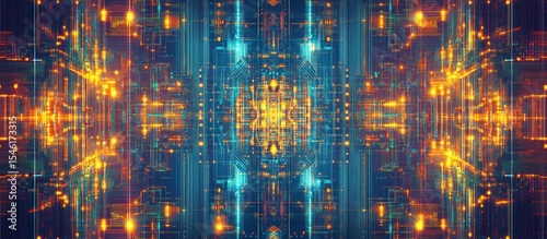 Abstract Tech Fractal