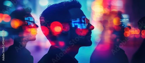 City Lights Reflections